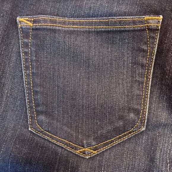 Gap 1969 Real Straight Dark Wash Jeans 29L - Picture 7 of 7